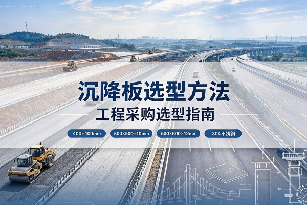 吉水沉降板选择方法