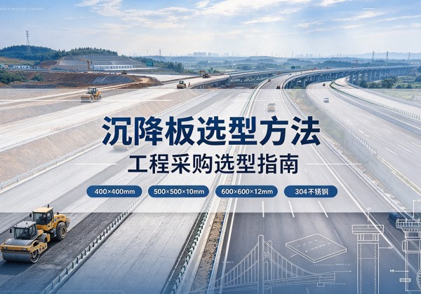 吉水沉降板选择方法